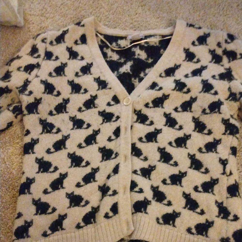 H&M Cat Cardigan